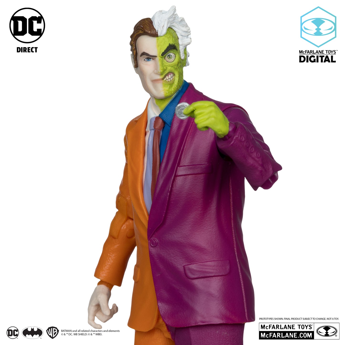 Two-Face (The Silver Age) with McFarlane Toys Digital Collectible