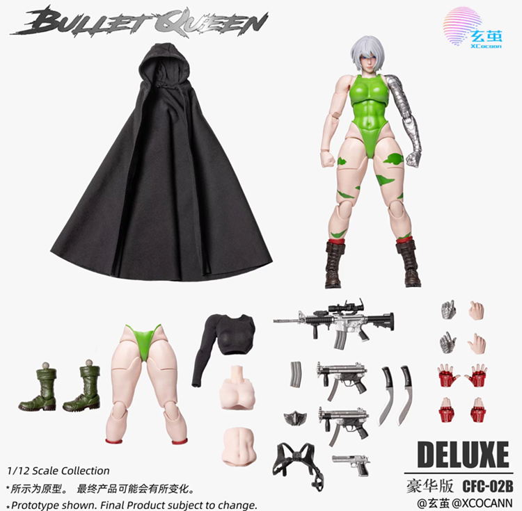 XCOCANN STUDIO 1/12 Cyberpunk Fighters Club Bullet Queen Deluxe Version