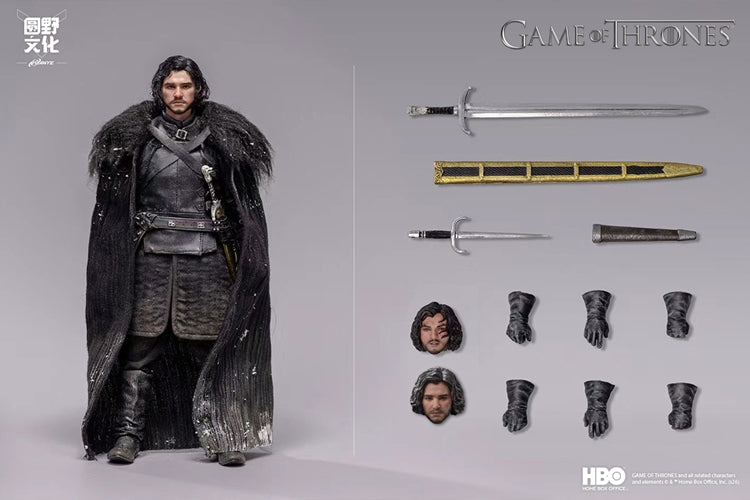 Yuanye Culture x Kong Lingge 1/12 Game of Thrones Jon Snow Deluxe Version