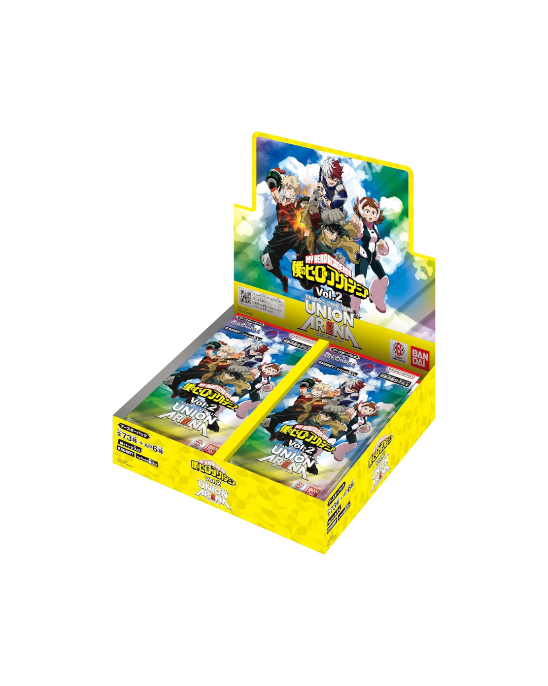 UNION ARENA My Hero Academia Vol. 2 Booster Pack EX06BT :Box(16packs)