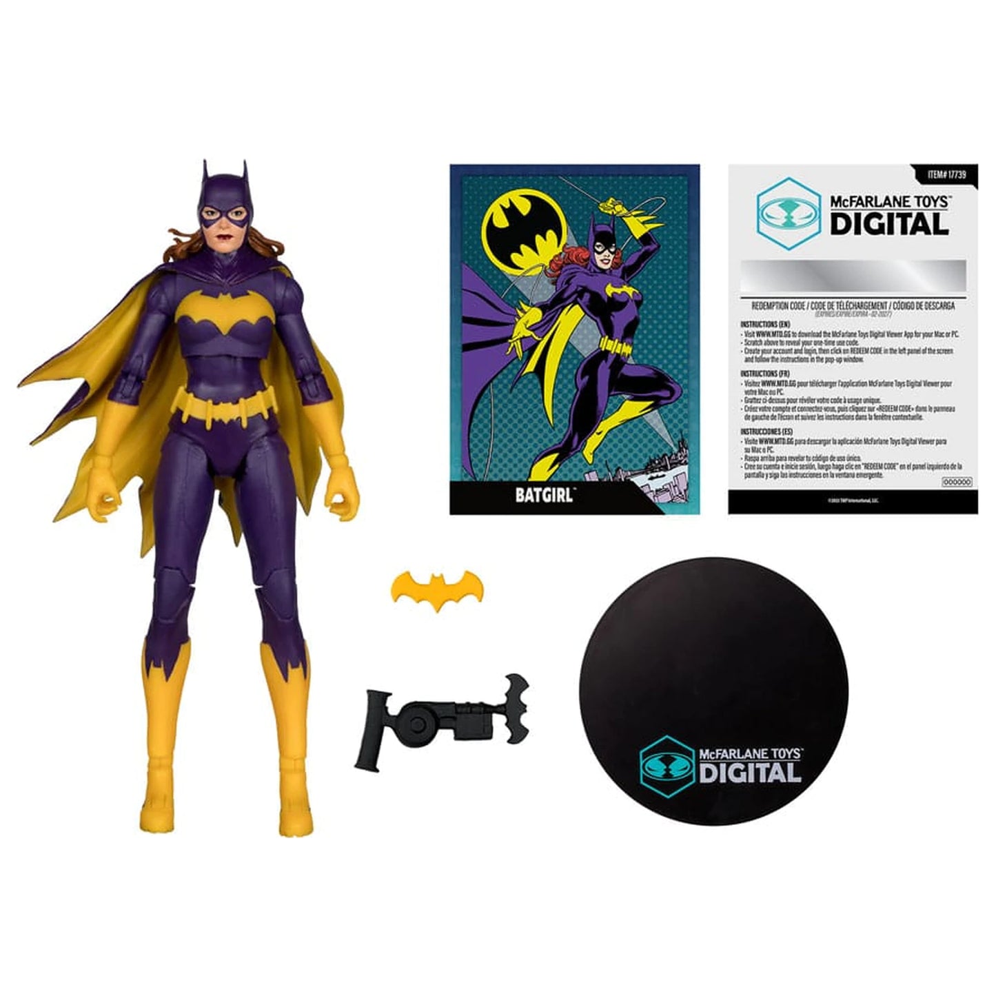 DC Direct McFarlane Toys Digital Action Figure Batgirl (DC Classics