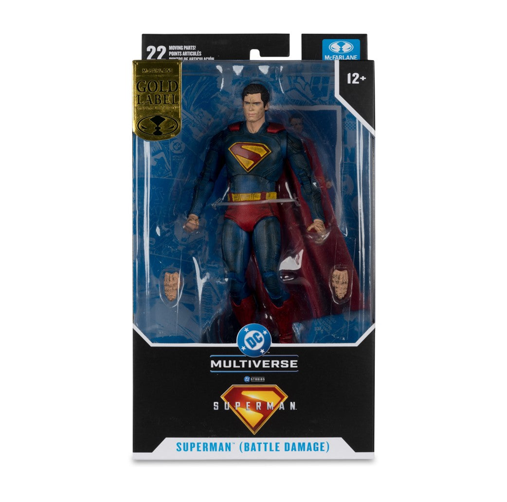 DC Multiverse Superman Battle Damage (Superman Movie) Gold Label 7-Inch Action Figure **Target Exclusive **