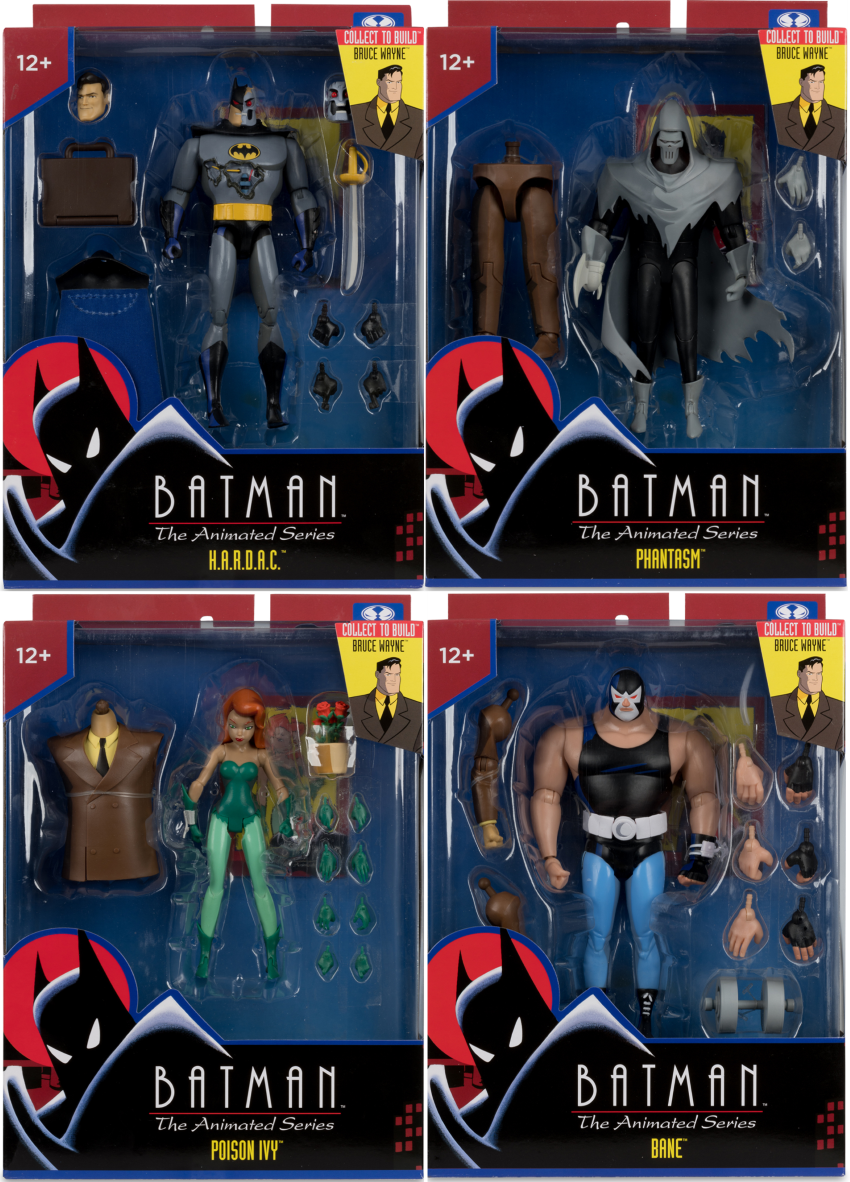 DC DIRECT - Batman The Animated Series 6" BUILD-A figure WV4 **Bruce Wayne** - Target Exclusive
