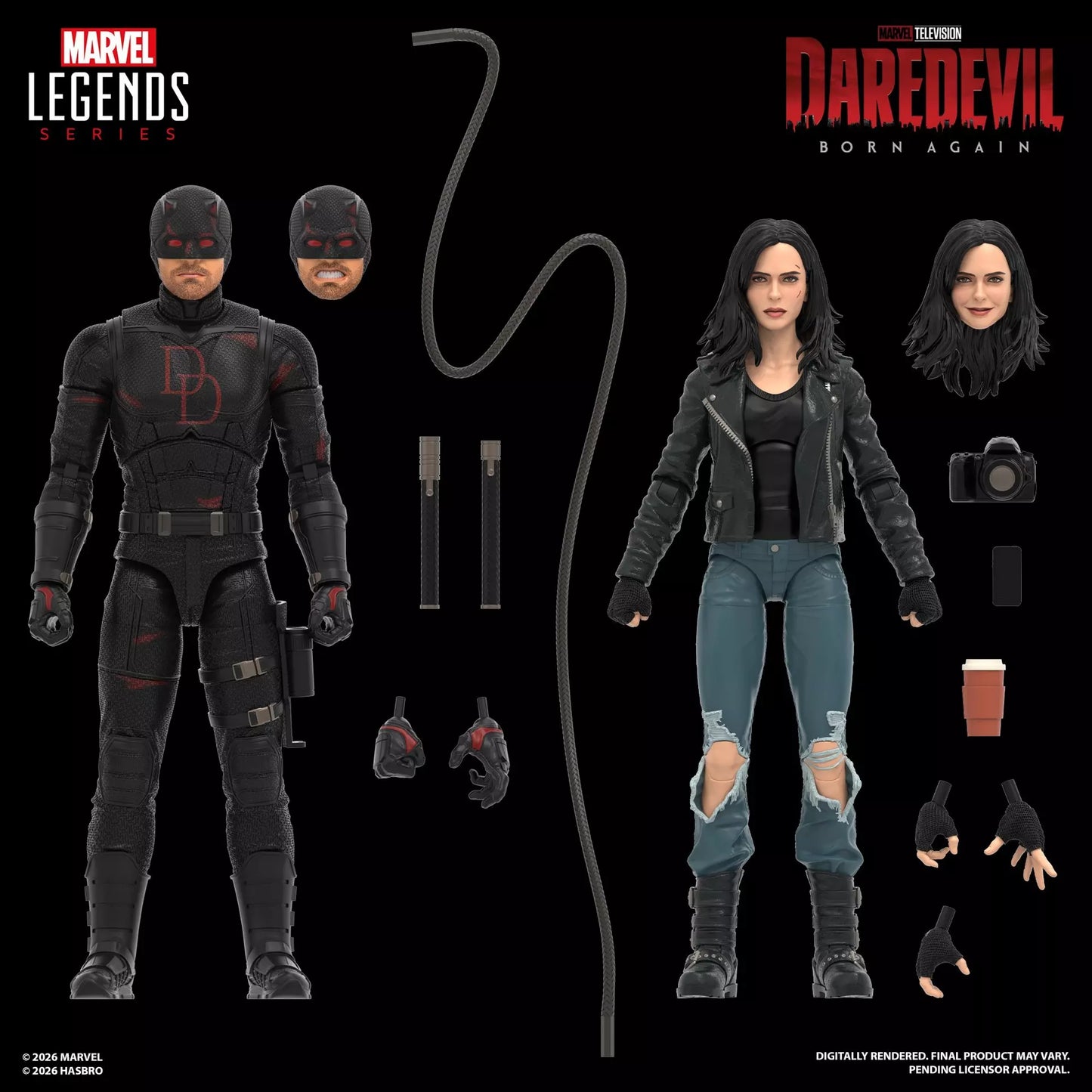 Marvel Legends Series Daredevil & Jessica Jones