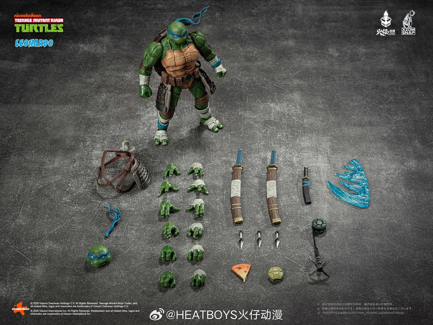 HEATBOYS TMNT Leonardo Action Figure Standard Version