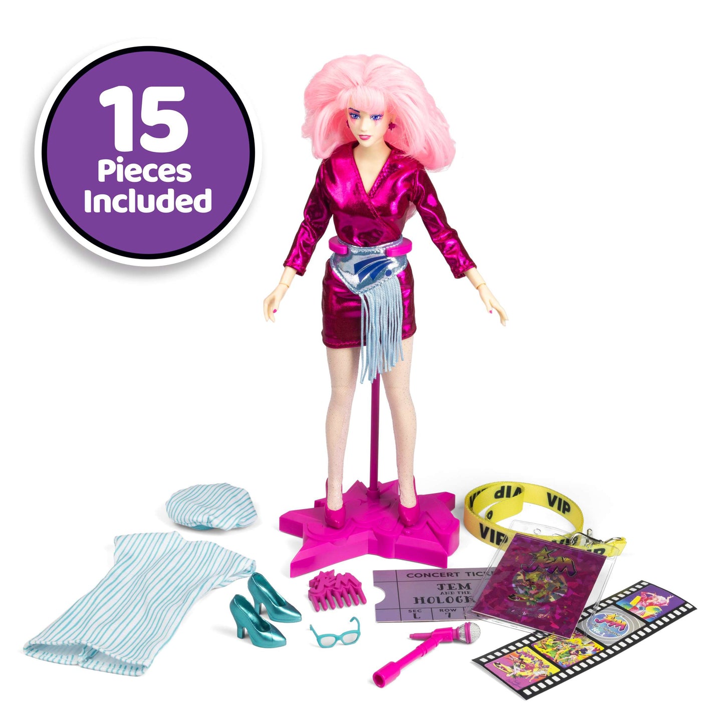 JEM & THE HOLOGRAMS – JEM CLASSIC 12” FASHION DOLL **Walmart Exclusive**