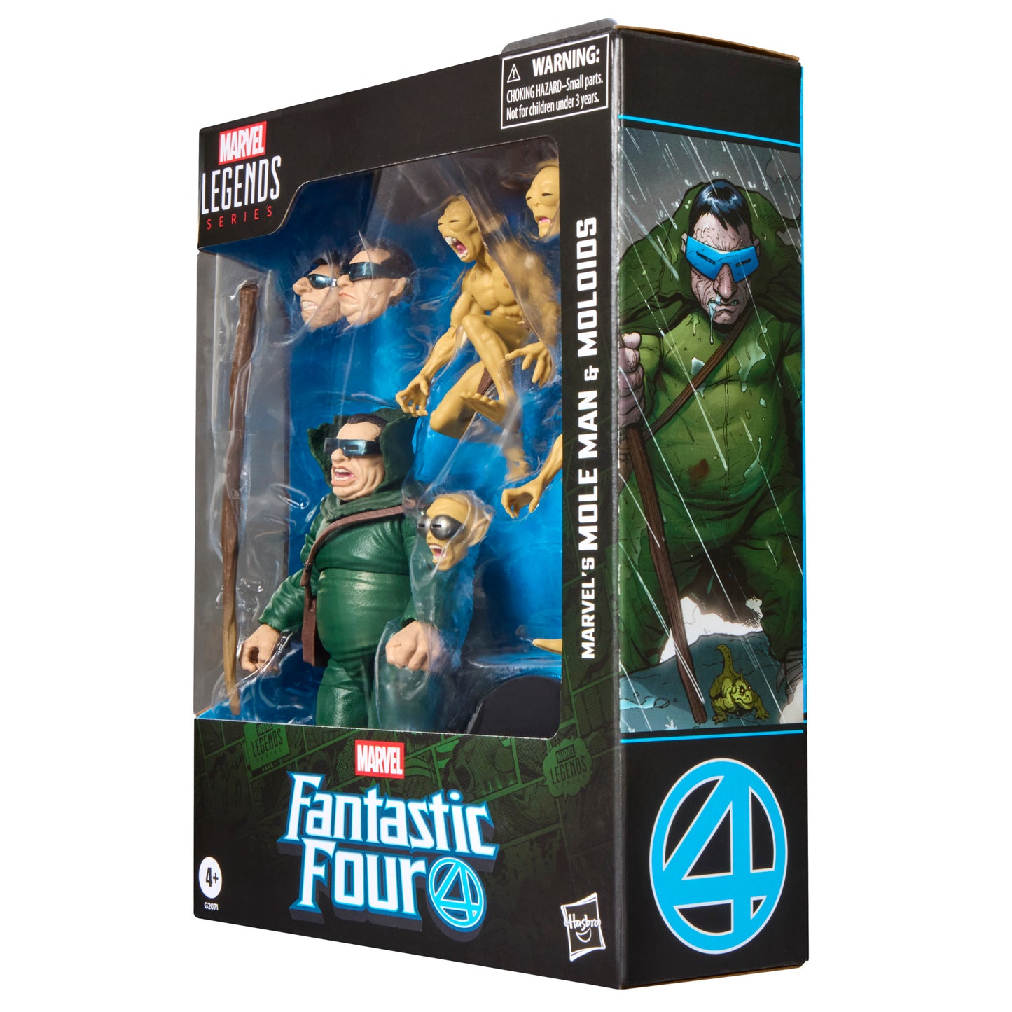 Marvel Legends Series Marvel's Mole Man & Moloids, Fantastic Four Comics Action Figure Multi-Pack