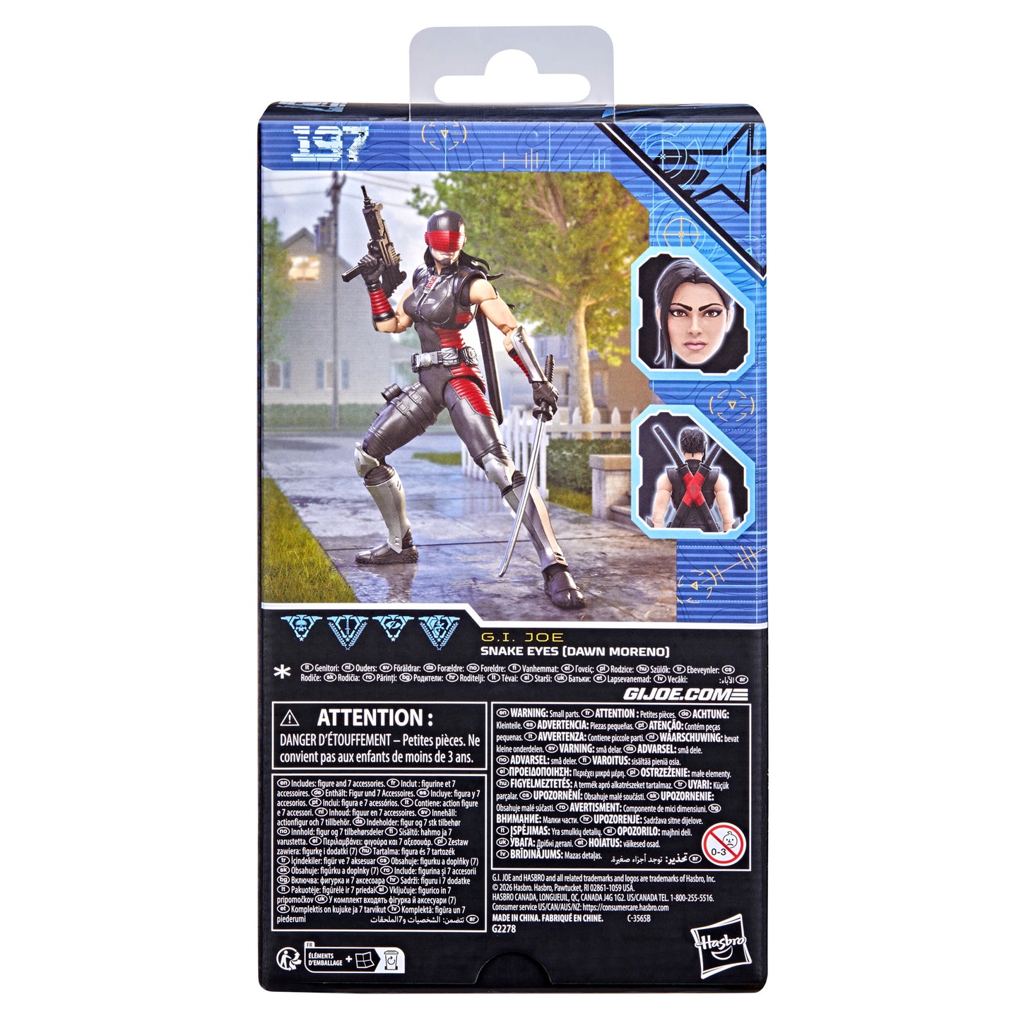 G.I. Joe Classified Series Snake Eyes (Dawn Moreno) Figure