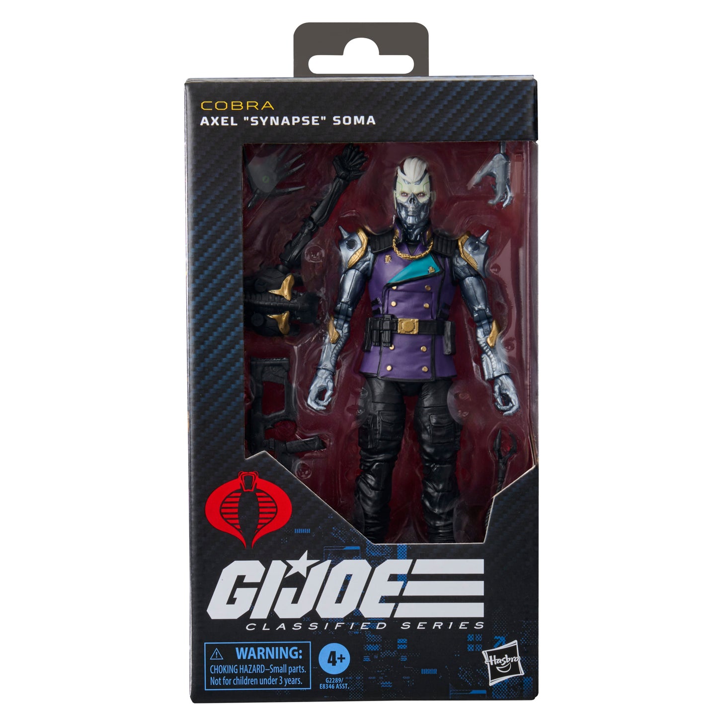 G.I. Joe Classified Series 211, Axel "Synapse" Soma, 6 Inch Action Figure