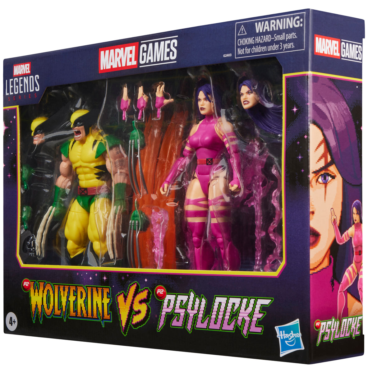 Marvel Legends Series Marvel Games Wolverine vs Psylocke