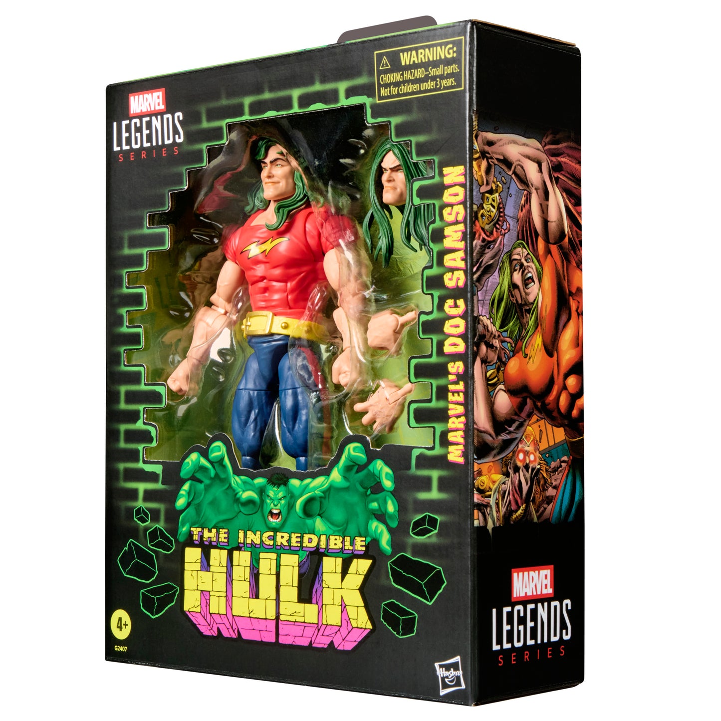 Marvel Legends Series Marvel's Doc Samson, Incredible Hulk Comics Action Figure