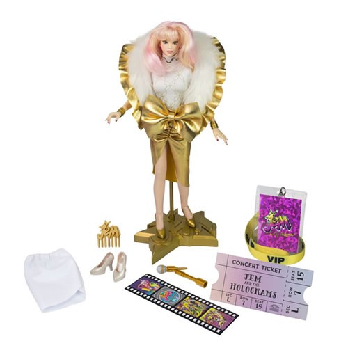 Jem And The Holograms Dolls - 12" Jem Glitter And Gold Fashion Doll