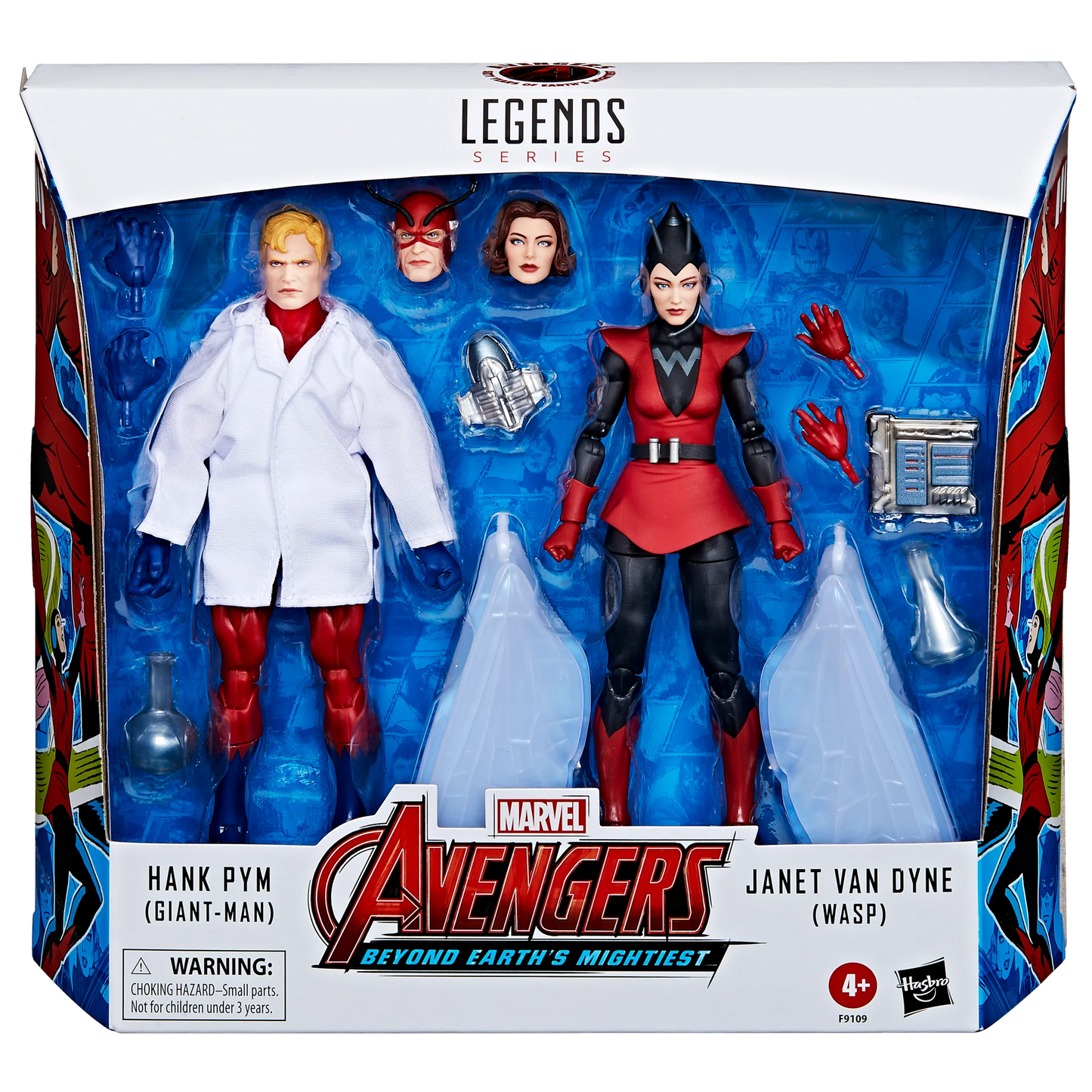 Marvel Legends Series Hank Pym (Giant-Man) & Janet Van Dyne (Wasp)
