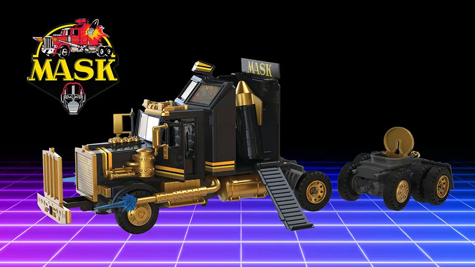 M.A.S.K. 40th Anniversary Black and Gold Mobile Defense *Exclusive*