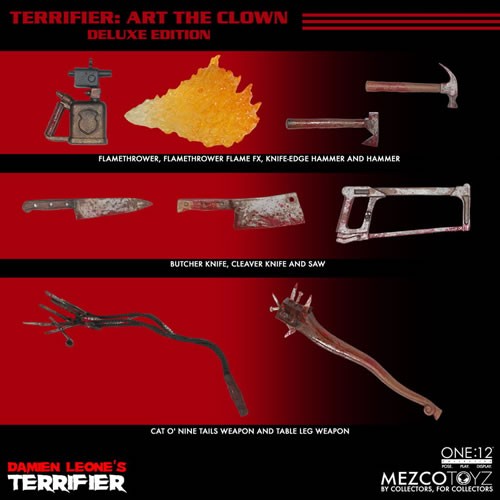 One:12 Collective Figures - Terrifier - Art The Clown Deluxe Edition