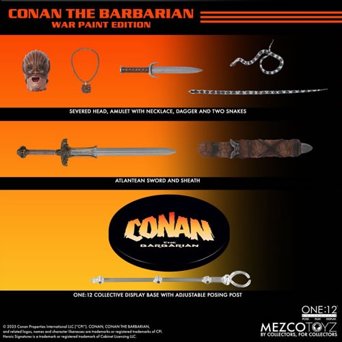 One:12 Collective Figures - Conan War Paint Edition