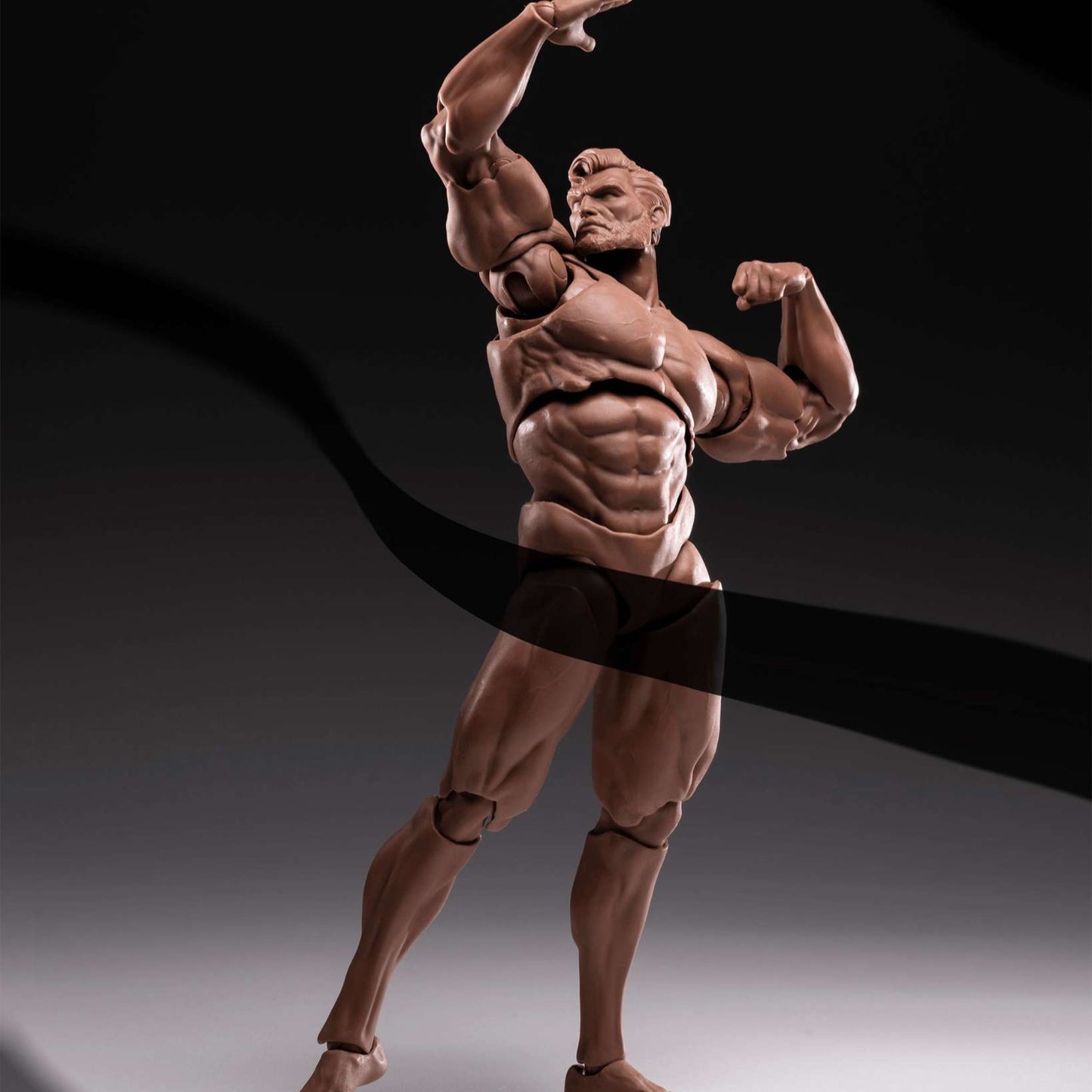 INART- Blank Male Body 1/12 Action Figure (Black)