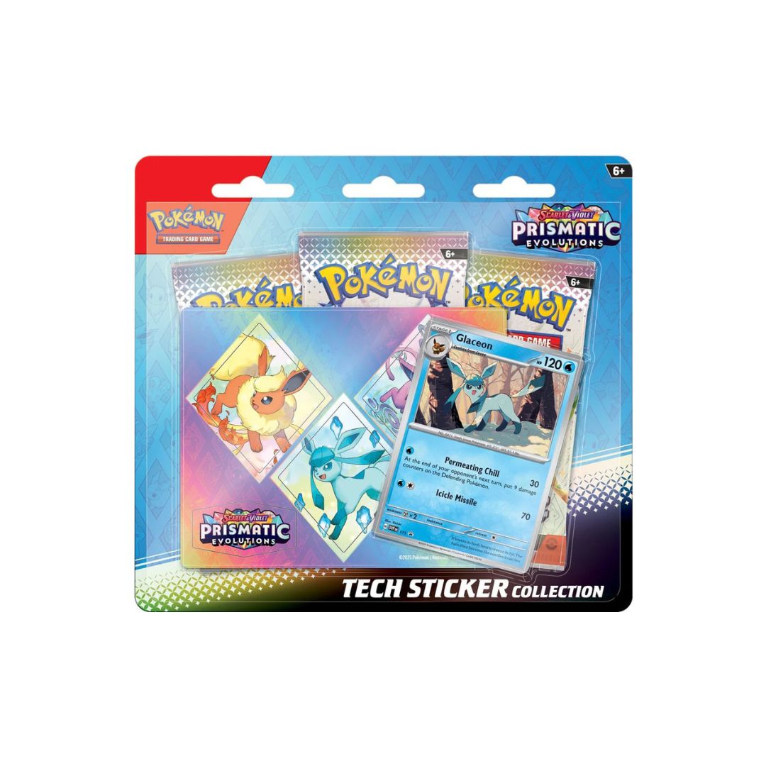 Pokemon SV8.5 Prismatic Evolutions Tech Sticker Collection – Titan Toyz