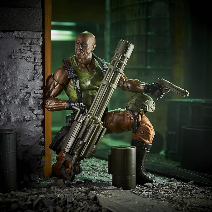 Hasbro G.I. Joe Classified Series Heavy Artilery Roadblock Action Figure 28 **Amazon Exclusive**