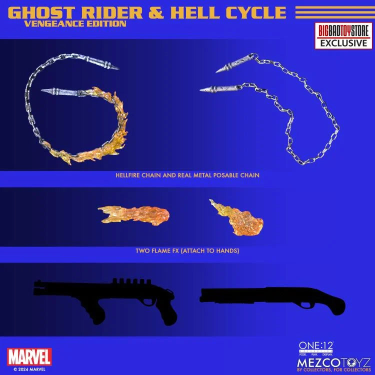GHOST RIDER ONE12 COLLECTIVE GHOST RIDER & HELL CYCLE