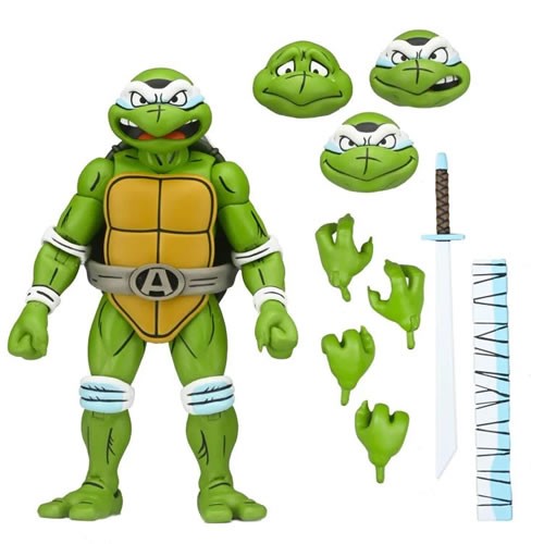 TMNT 7" Scale Figures - Archie Comics - April As The 5th Turtle
