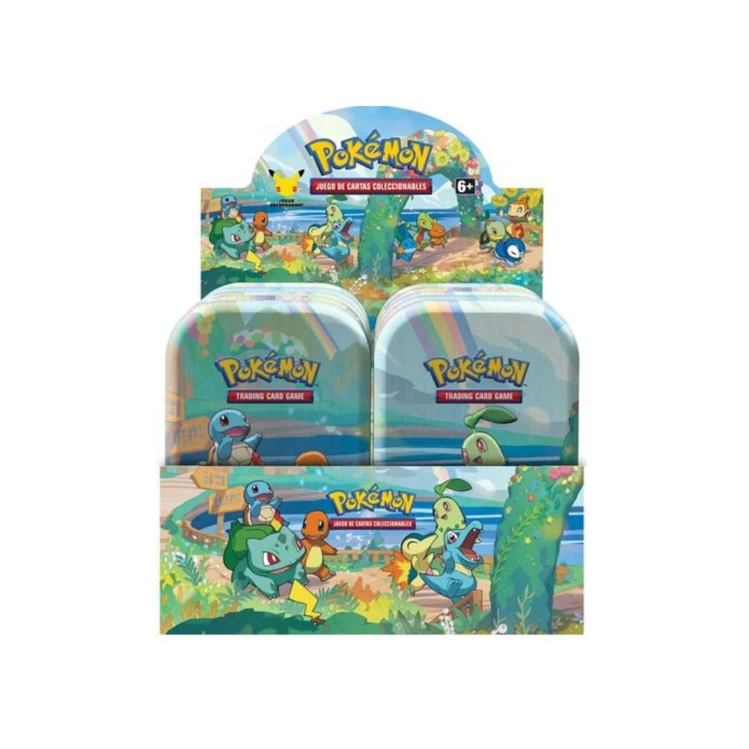 POKEMON CELEBRATIONS MINI TIN DISPLAY