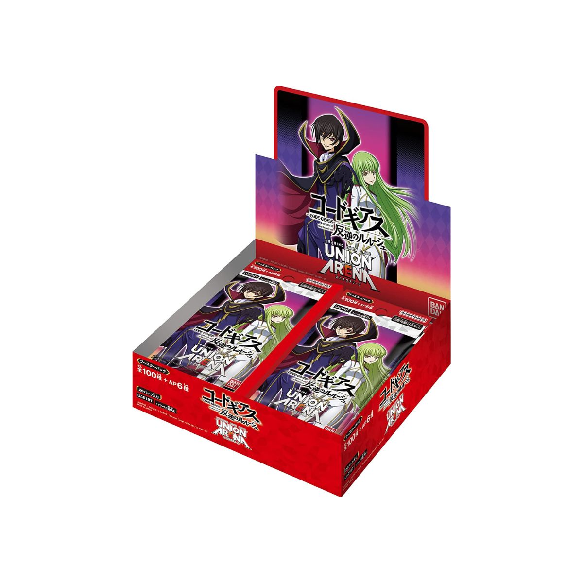 UNION ARENA - Code Geass Lelouch of the Rebellion Booster Pack (Box/20 Titan Toyz UNION ARENA - Code Geass Lelouch of the Rebellion Booster Pack (Box/20 Titan Toyz