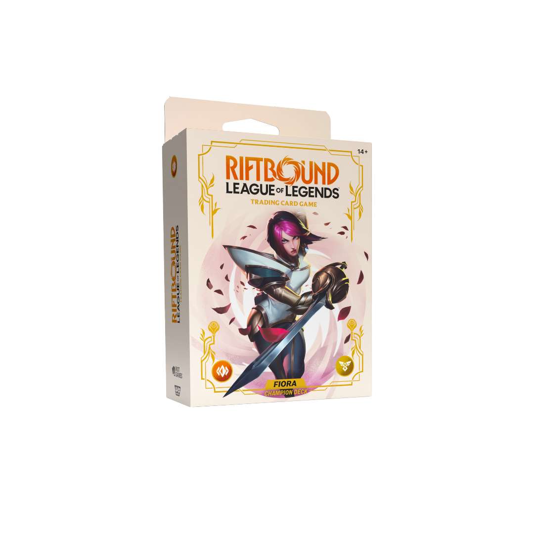 Riftbound - League of Legends TCG - Spiritforged - Champion Deck Display: Fiora