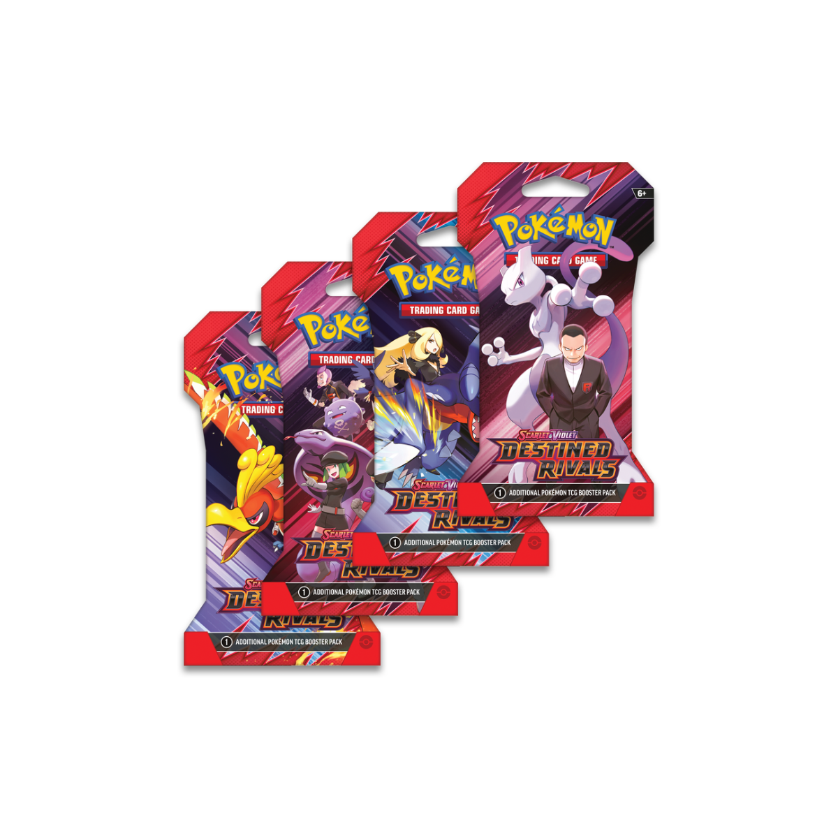 SLEEVED POKEMON SV10 DESTINED RIVALS PACK