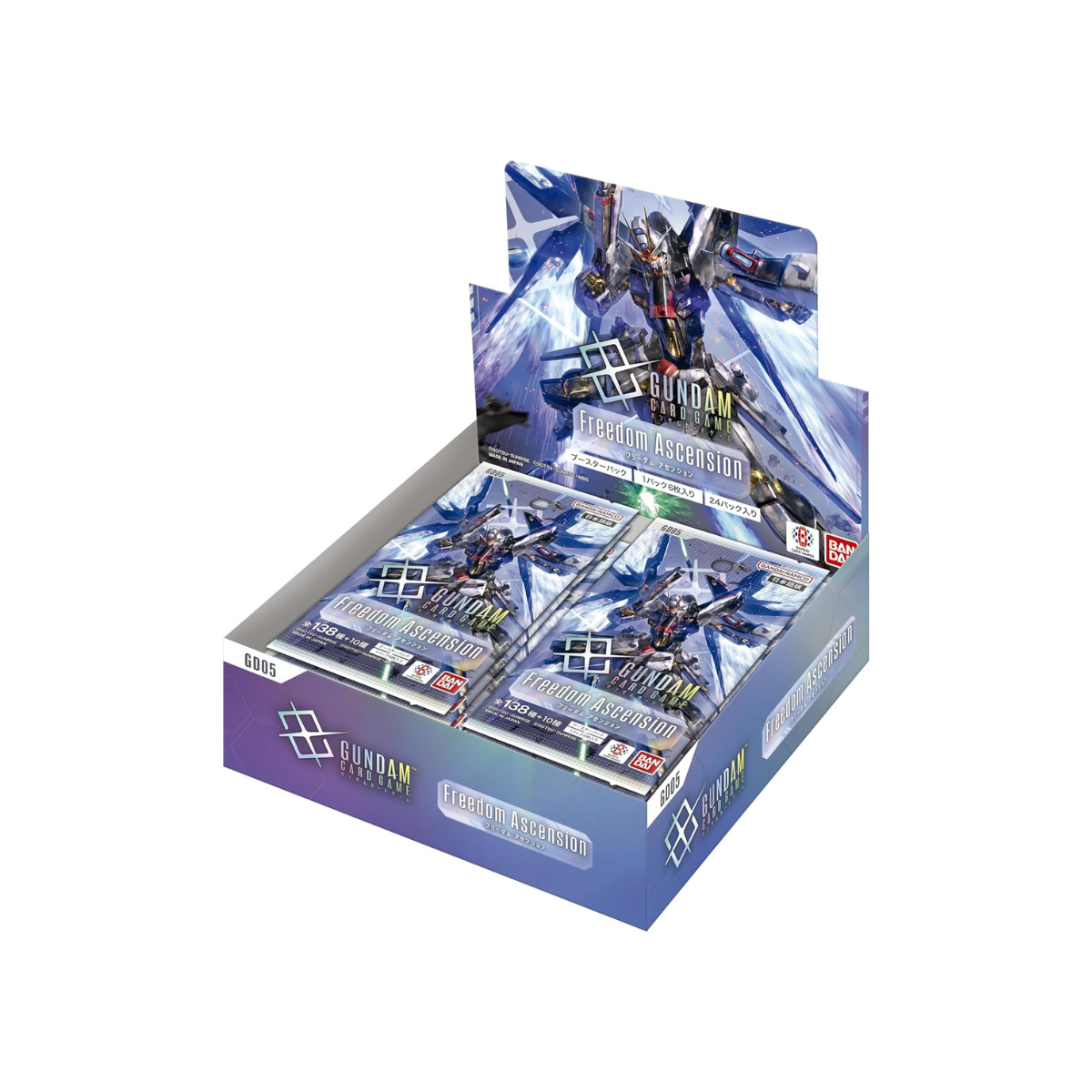 Gundam Card Game Booster Pack Freedom Ascension GD05 Box (Japanese)