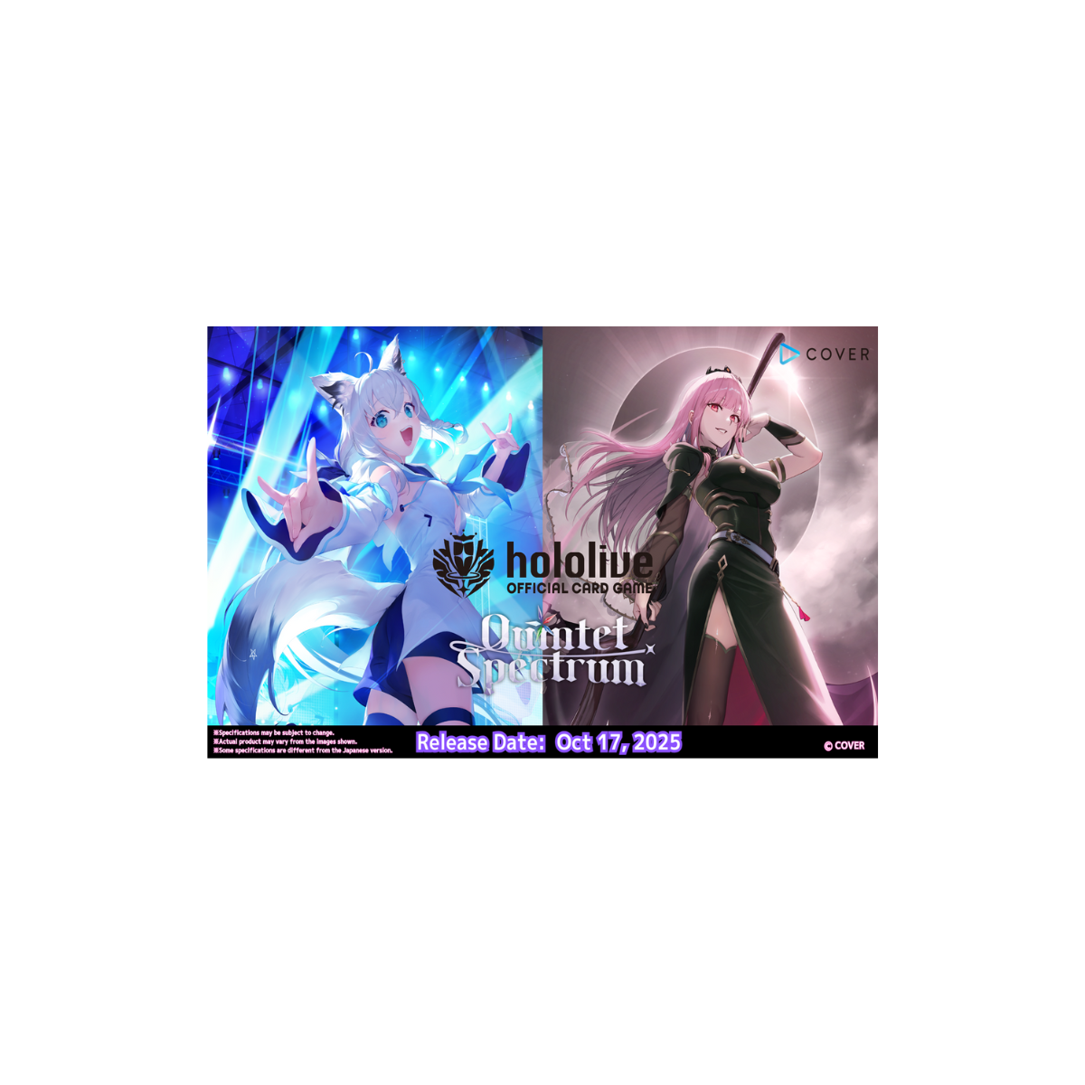 HOLOLIVE QUINTET SPECTRUM BOOSTER PACK DISPLAY