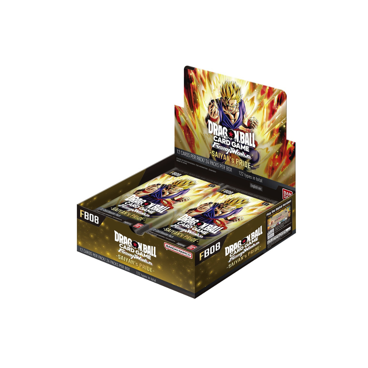 DBS FUSION WORLD FB08 08 SAIYAN'S PRIDE BOOSTER BOX