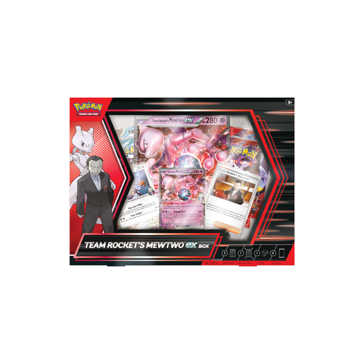 POKEMON TEAM ROCKET’S MEWTWO EX BOX