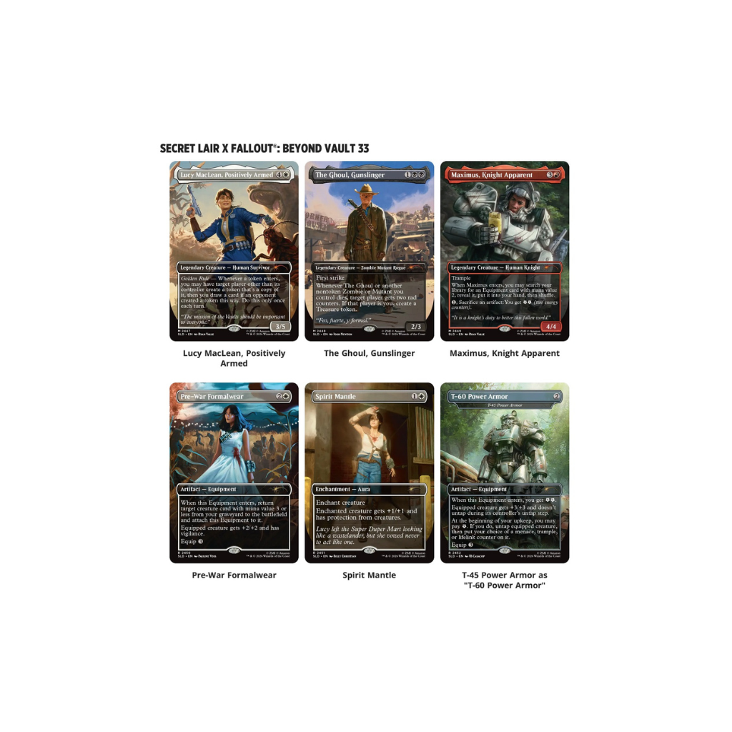 MTG SECRET LAIR FALLOUT BEYOND VAULT 33 REGULAR