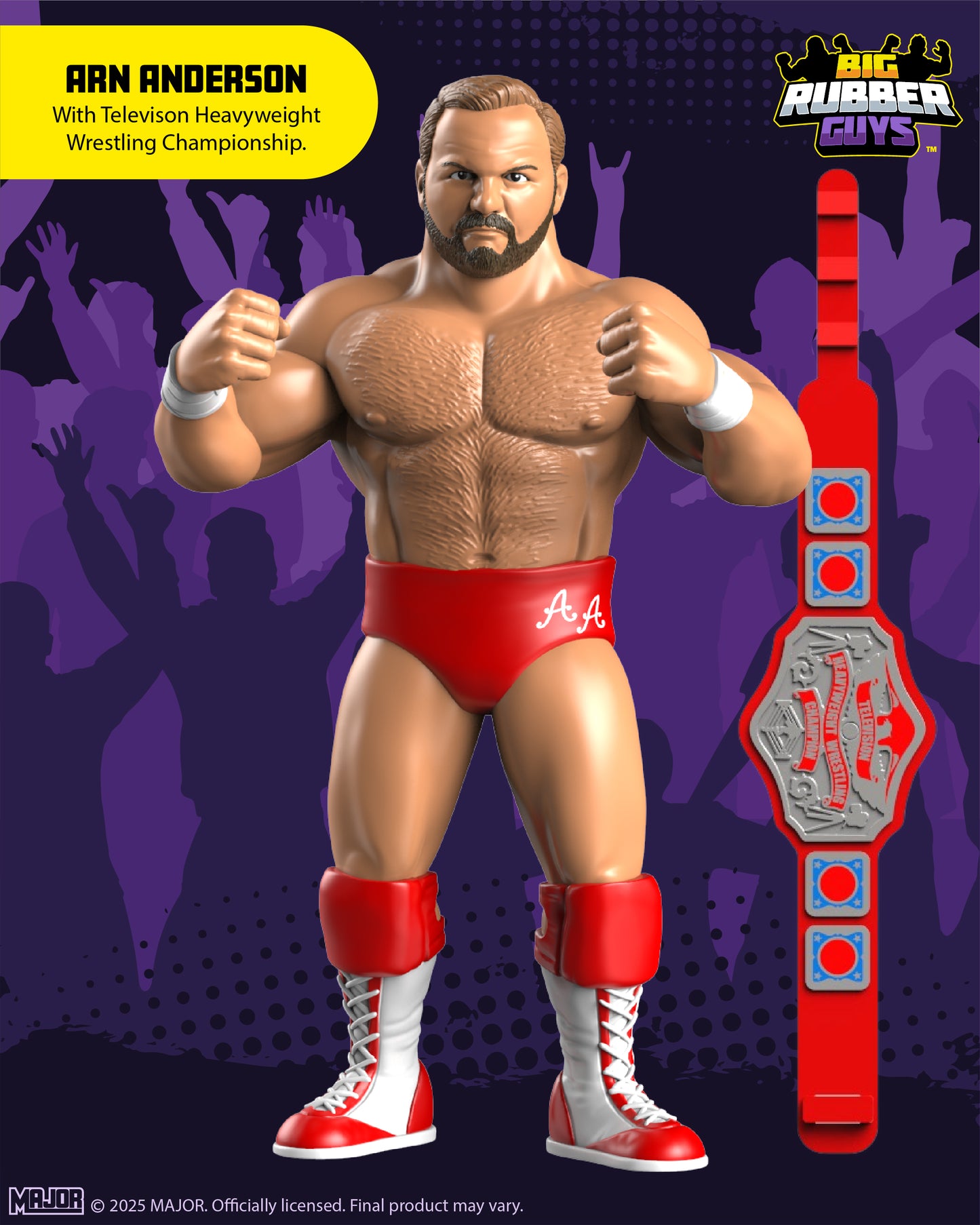 MAJOR BENDIES BIG RUBBER GUYS ARN ANDERSON 8IN