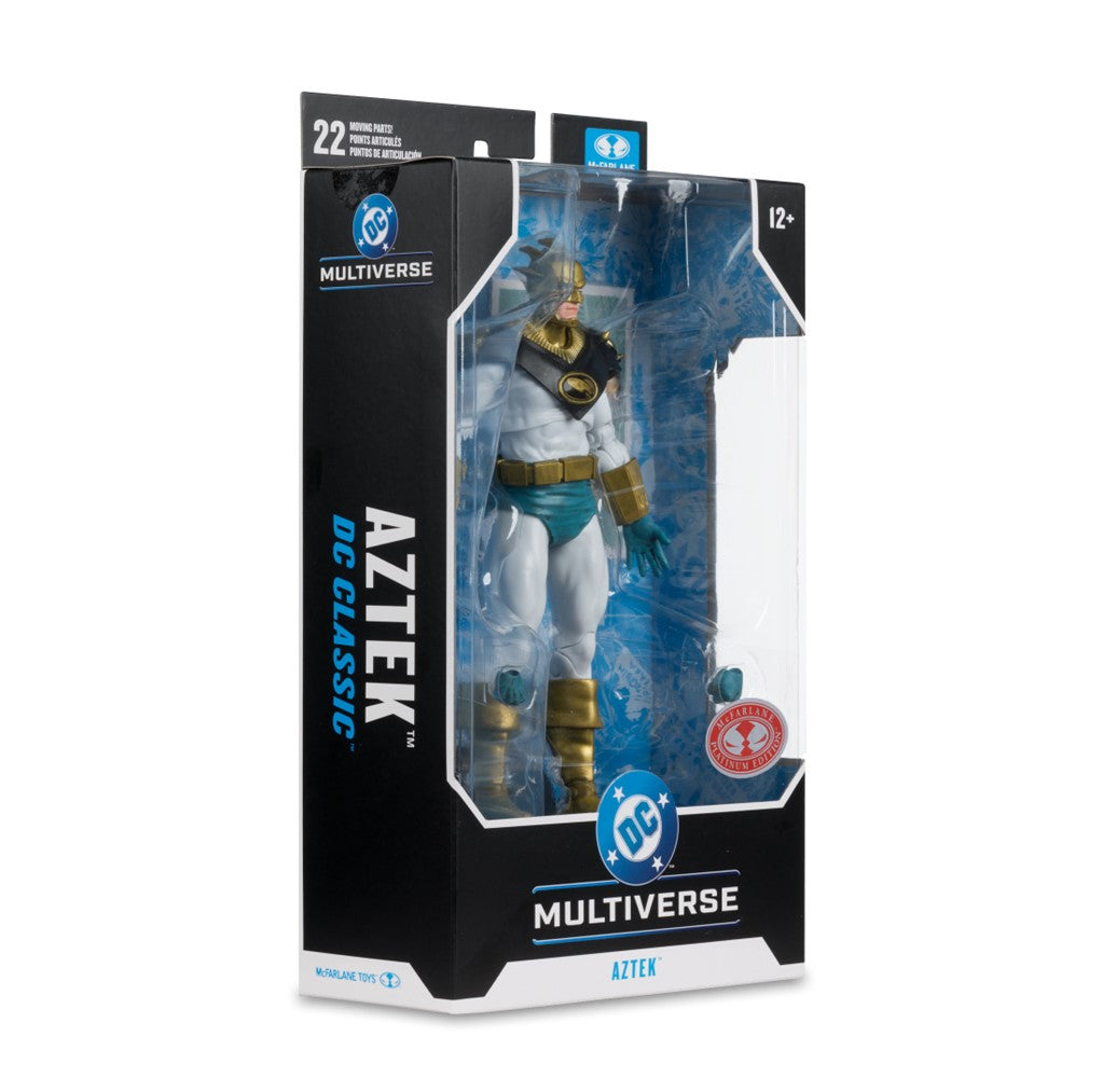 DC Multiverse Aztek (DC Classic) 7-Inch Action Figure McFarlane Toys Red Platinum Edition **Game Stop Exclusive**