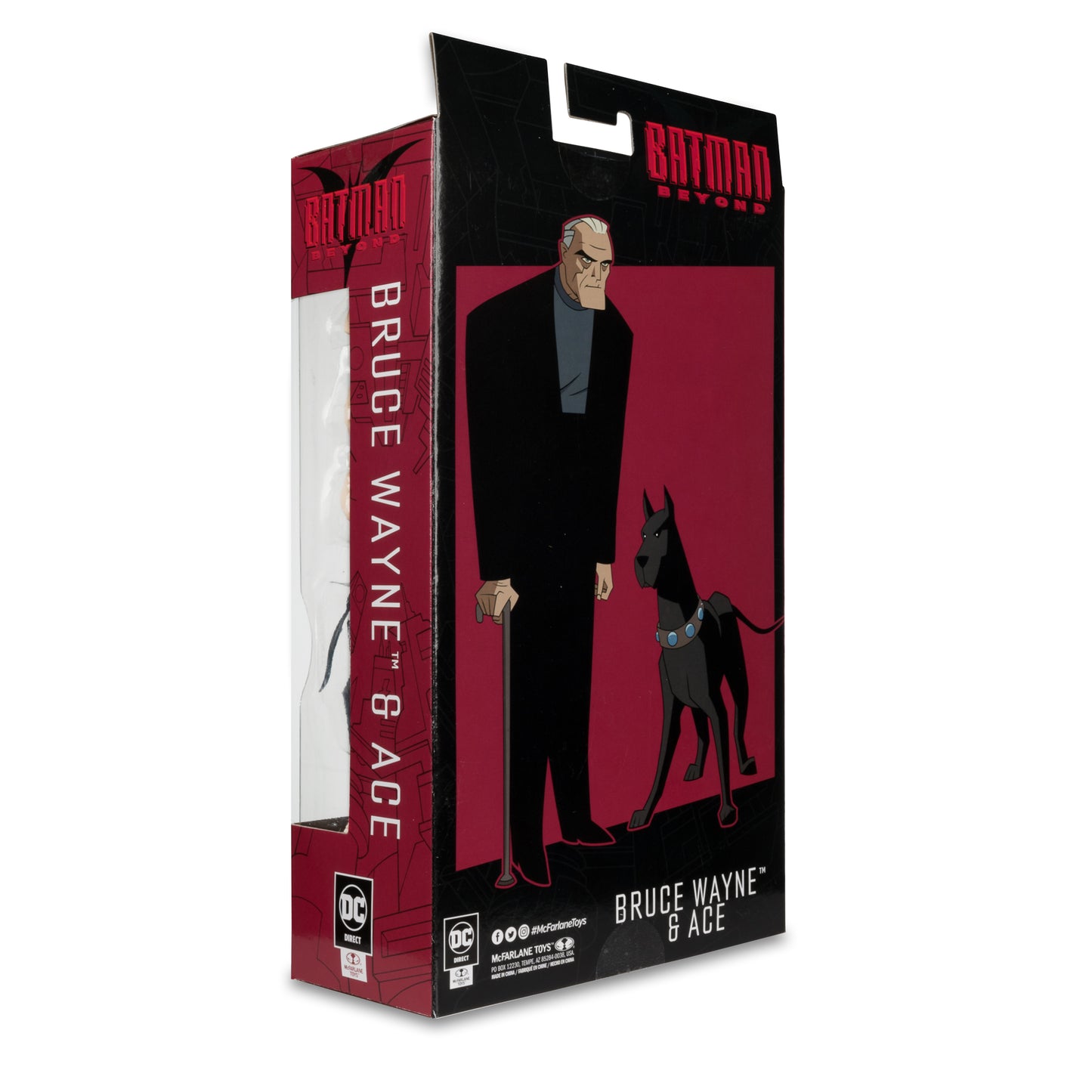 DC DIRECT - BATMAN BEYOND ANIMATED 25TH ANNIVERSARY 6" - BRUCE WAYNE WITH ACE THE BAT-HOUND