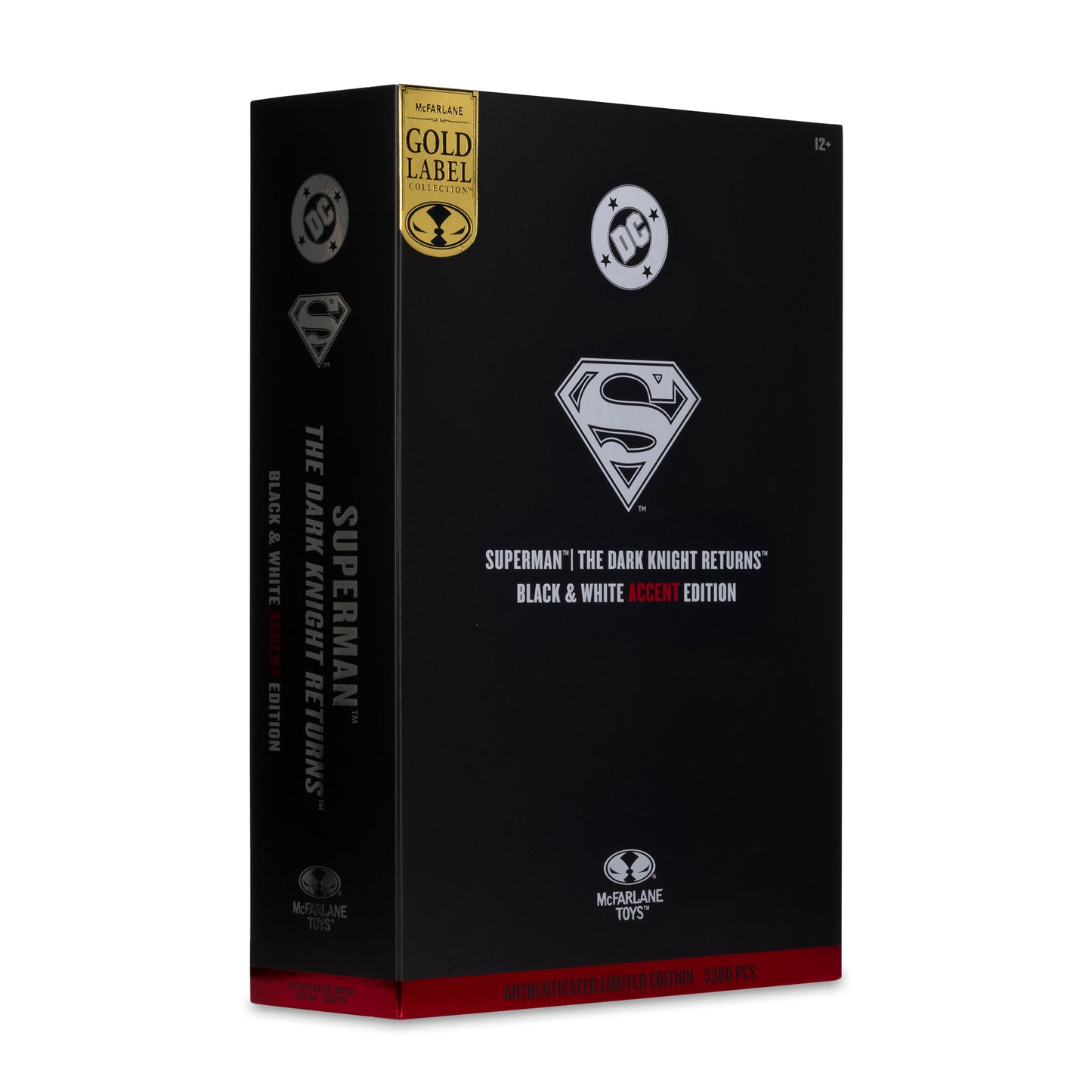 DC MULTIVERSE 7" - SUPERMAN (DARK KNIGHT RETURNS) (B&W WITH ACCENT) GOLD LABEL **Limited to 5300 Pieces**