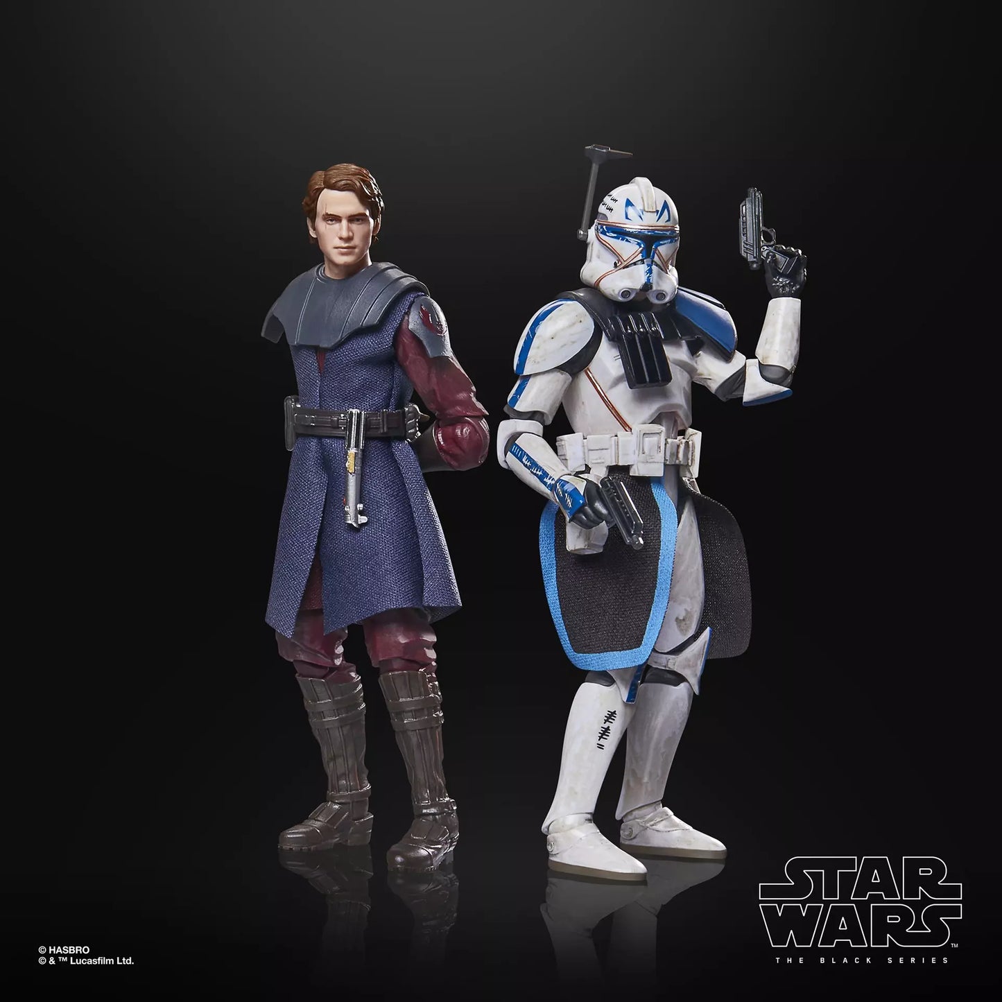 STAR WARS The Black Series Anakin Skywalker & Clone Captain Rex **Hasbro Exclusive**