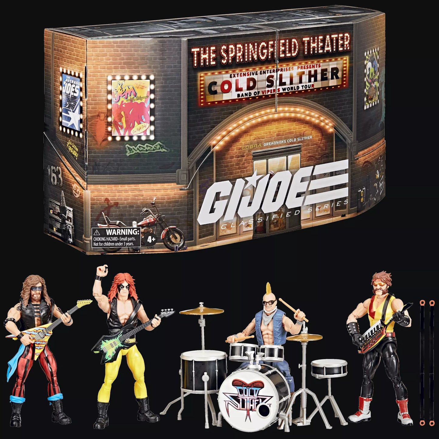 G.I. Joe Classified Series #163, Dreadnoks Cold Slither: Band of Vipers Tour Commemorative Action Figure Set