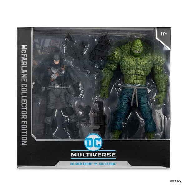 The Grim Knight vs Killer Croc (Dark Multiverse) McFarlane Collector Edition 2pk **Game Stop Exclusive**