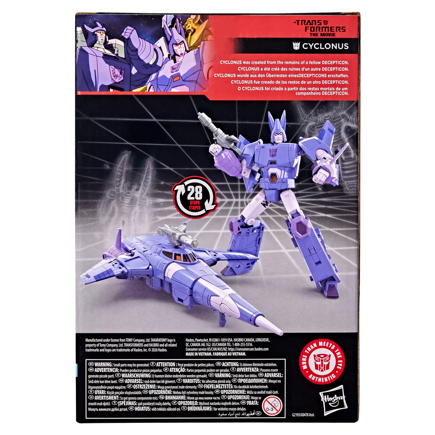 Transformers Studio Series The Transformers: The Movie Voyager Class Cyclonus
