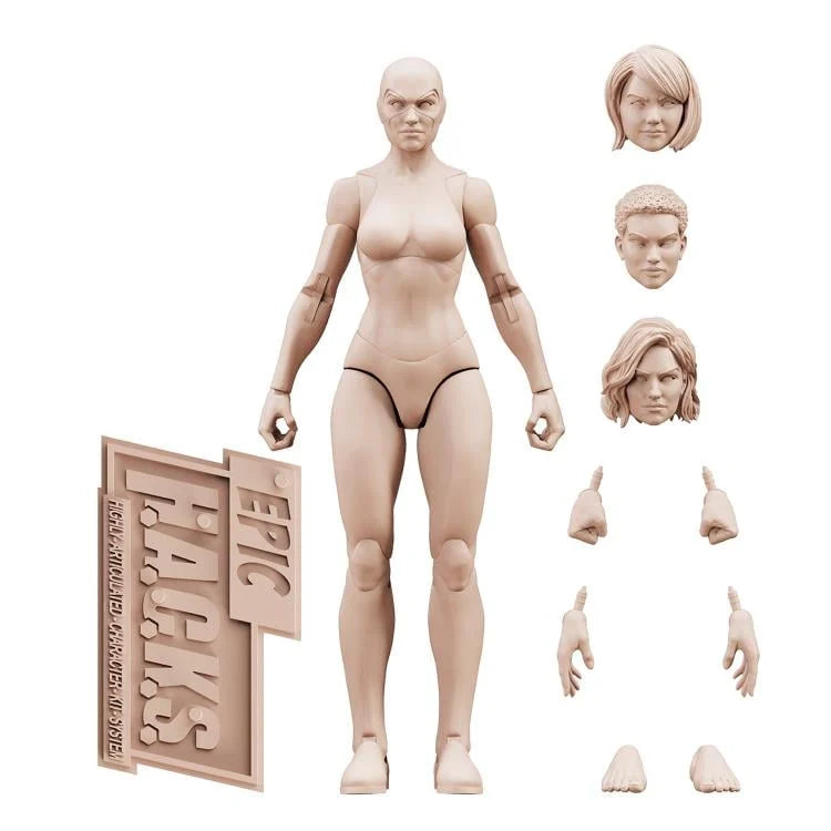 Epic Hacks Blanks Champagne Beige Female 1/12 Scale Action Figure
