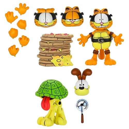 TMNT 7" Scale Figures - Archie Comics x Garfield - Ultimate Garfello w/ Odie