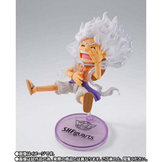 One Piece World Collectable Figure x S.H. Figuarts - Monkey D. Luffy -Gear 5- TamashiWeb Exclusive