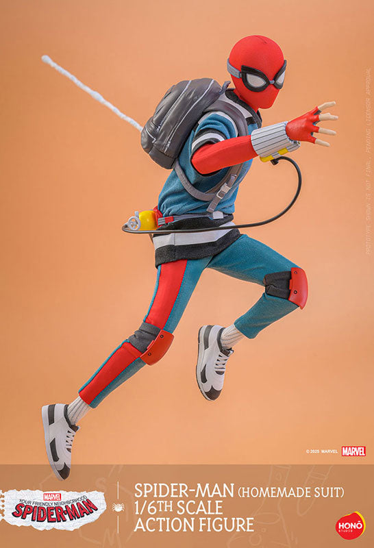 Hono Studio Fully Poseable Figure Your Friendly Neighborhood Spider-Man - Spider-Man (Homemade Suit)
