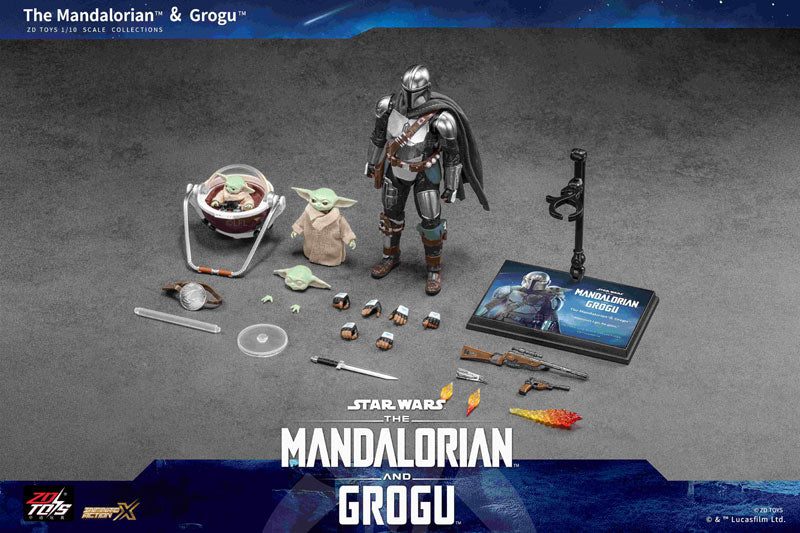 Star Wars: The Mandalorian & Grogu - Mandalorian and Grogu Action Figures Set