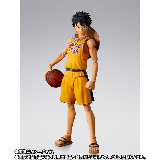 S.H. Figuarts One Piece x NBA - Monkey D. Luffy: Los Angeles Lakers Ver. TamashiWeb Exclusive