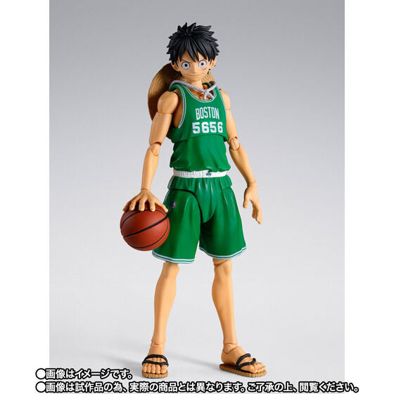 S.H. Figuarts One Piece x NBA - Monkey D. Luffy: Boston Celtics Ver. TamashiWeb Exclusive