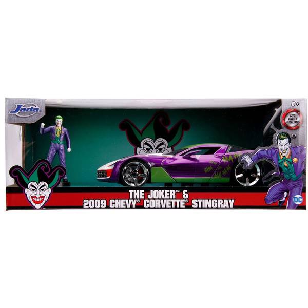 Corvette Stingray 2009 with Joker Figure